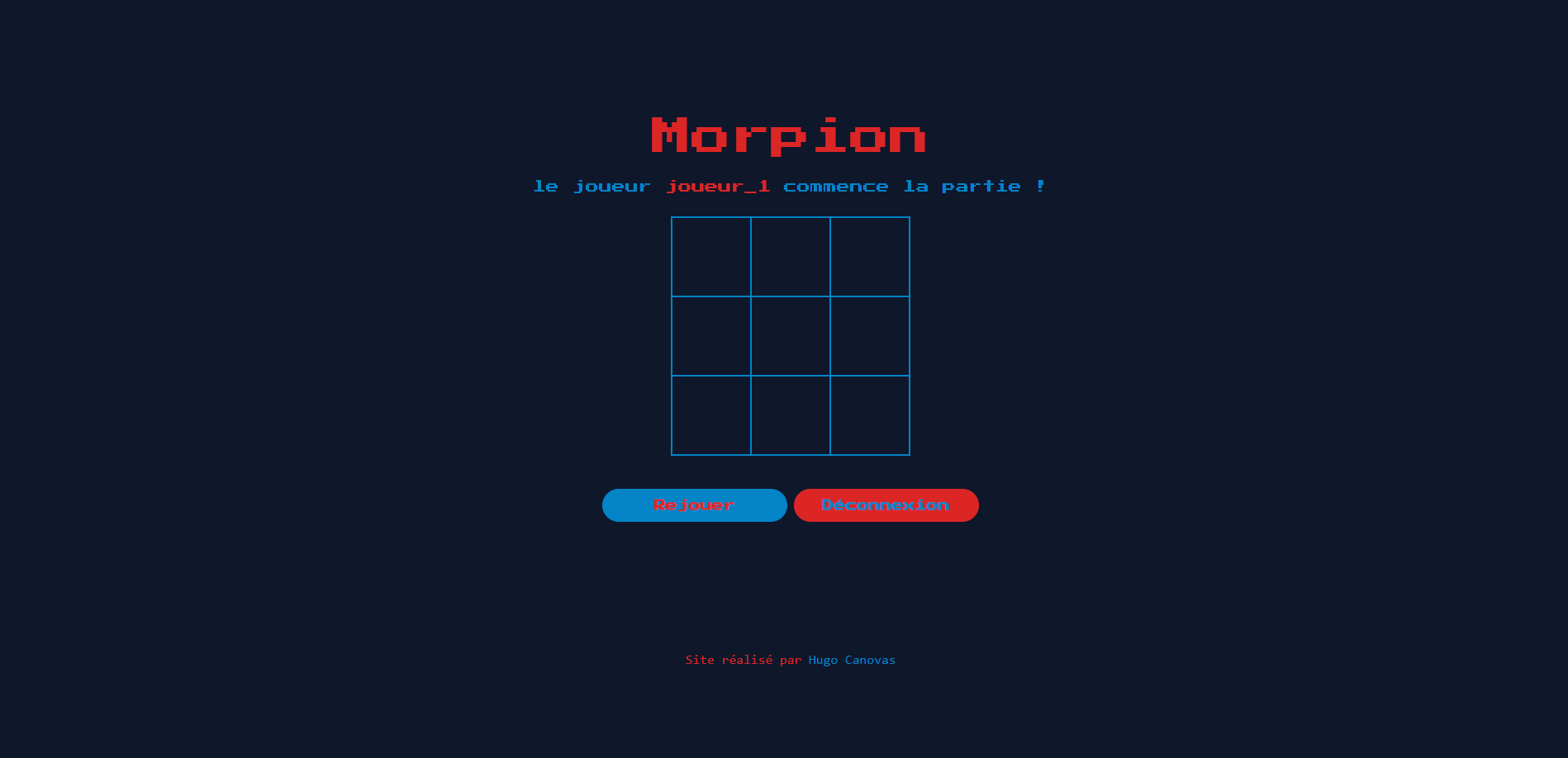 Jeu du morpion